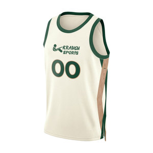 Maillot de basket-ball personnalisé sans manches, fabriqué en usine, imprimé par sublimation, différentes couleurs - Product Image 1