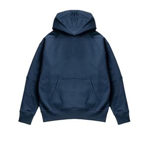 Sweat à capuche surdimensionné vintage en coton lourd pour homme avec logo personnalisé, broderie graphique, lavage à l'acide, pour l'hiver 2026 - Product Image 4