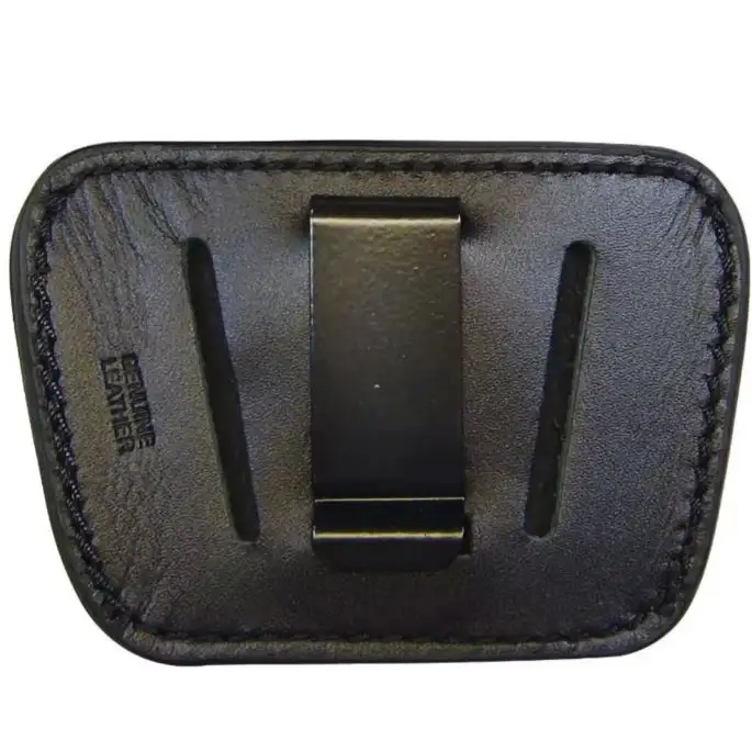 Outdoor sports equipment leather Belt Slide Holster Black Holster fits medium to large frame auto handgu-ns such as 9mm