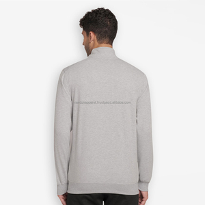 Vêtements Nardon pour hommes broderie personnalisée fermeture éclair coton polyester zippé polaire demi quart pull à fermeture éclair pour hommes à manches longues - Product Image 2