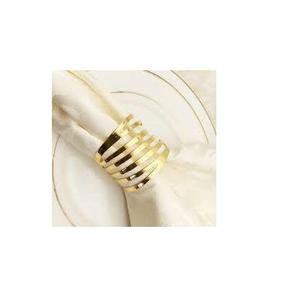 Vente chaude rond de serviette en laiton fêtes de Noël vaisselle décorative élégant rond de serviette en laiton à bas prix - Product Image 6