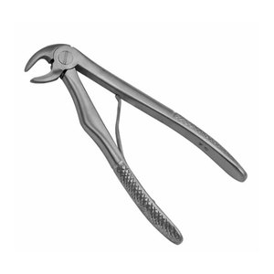 162C pince dentaire manuelle modèle anglais outil d'extraction de Pédo acier et métal réutilisables - Product Image 5