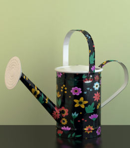 Arrosoir rond en fer autocollant de couleur assortie jardinières en émail arrosoirs arbustes pépinière pelouse métal jardins outils jardinières - Product Image 5