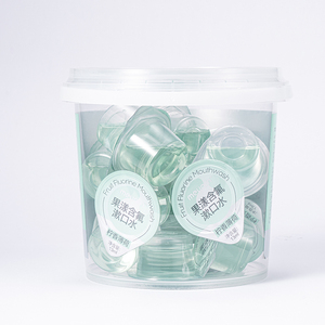 Tiras de Enjuague <span class=keywords><strong>Bucal</strong></span> con Sabor a Menta Fresca, Sin Alcohol ni Flúor, para una Higiene <span class=keywords><strong>Bucal</strong></span> Superior, Vaso de Gelatina Portátil para Enjuague <span class=keywords><strong>Bucal</strong></span>, Individual - Product Image 4