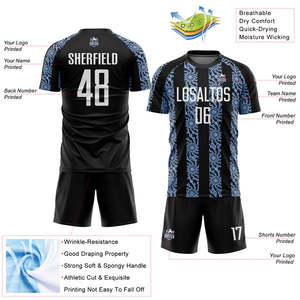 Uniformes de Fútbol al por Mayor, Pantalones Cortos Ecológicos, Transpirables, de Secado Rápido, Elásticos, con Costuras Reforzadas, Patrones Personalizables para Equipos - Product Image 2