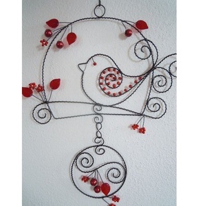 Adorno Navideño de Hierro Forjado Artesanal con Acabado Negro para Decoración Navideña del Hogar, Adornos Colgantes - Product Image 6