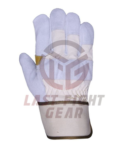 Guantes de Seguridad de Cuero Vacuno de Alta Calidad, Cuero Genuino - Product Image 4