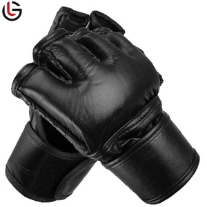 ถุงมือชกมวย MMA หนังแท้ GLOBAL LEATHER GL_0211 ราคาดีที่สุด สำหรับผู้ชาย แบบครึ่งนิ้ว แห้งเร็ว มีไซส์เด็ก ผลิตในปากีสถาน บริการ OEM - Product Image 4