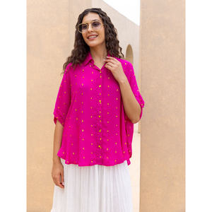 Chaand Modal <b>Poncho</b> Shirt - Product Image 3