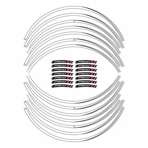 Bandes adhésives pour jantes compatibles BMW F900R Tuning Motorcycle Stickers Kit 17 "F900 R - Product Image 1