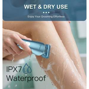 Depiladora Eléctrica 3 en 1 para Mujer, Resistente al Agua, USB, Recortadora de Bikini para Axilas, Piernas, Brazos, Cuerpo y Rostro, con Doble Cuchilla - Product Image 3