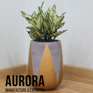 Jardinières modernes et minimalistes en fibrociment écologiques avec trous de drainage, peintes à la main, pour jardin de fleurs – Fournisseur Vietnamien - Product Image 3