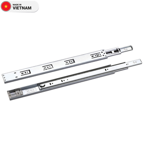 Aodeli Vietnam-Made Modern Home Kitchen Cajón Gabinete Zinc Plateado Extensión completa Tobogán Bola de acero Comedor que se mueve suavemente - Product Image 1