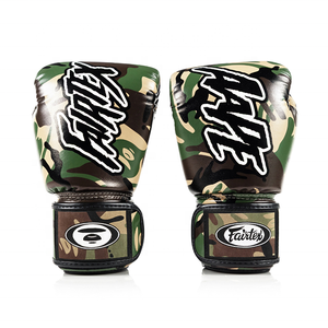 Guantes de Boxeo Fairtex x AAPE Edición Limitada, Diseño de Calidad Premium, Cierre de Gancho y Bucle, Guantes de Boxeo MMA Duraderos - Product Image 1