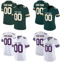 Maillots de football américain personnalisés pour équipes |   Vêtements de sport légers en polyester à manches courtes pour l'été, séchage rapide, respirants, personnalisables