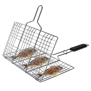 Grille de barbecue en acier inoxydable à prix abordable, grillez plus, nettoyez moins, grille de barbecue, filet de barbecue, tapis de grillade - Product Image 1