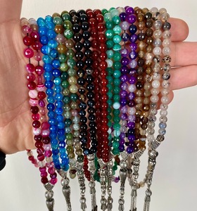 Nuevo diseño hecho a mano islámico Tasbeeh collar perla mirada Shell resina cuentas precio al por mayor de La India - Product Image 3