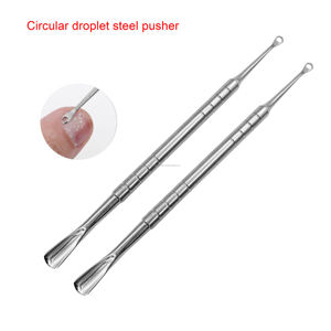 Professional Small Double Head Stainless Steel Nail Cuticle Pusher Russian <b>Edge</b> Nail <b>Tool</b> Manicure Pedicure Nail Cleaning - Product Image 3