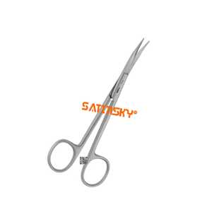 Ciseaux manuels neurochirurgicaux GOLDMAN FOX 13 CM, microchirurgie, acier inoxydable, certifiés CE, instruments de classe III, chirurgie dentaire - Product Image 1