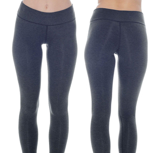 Women's High Waist Casual Sports Leggings Solid Pattern Fitness <b>Pants</b> with Scrunch Butt Workout Tights Push up Yoga Gym Leggings - Product Image 1