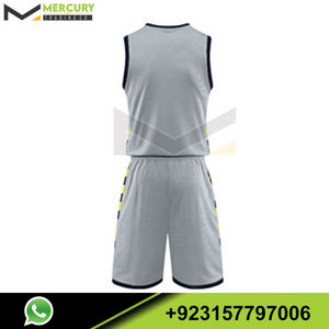 ชุดกีฬาบาสเก็ตบอลของผู้ชายชุดบาสเก็ตบอลแห้งเร็วงานตามสั่ง - Product Image 2