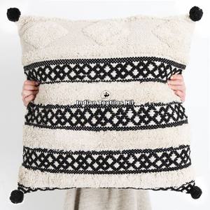 Bohème oreiller housse de coussin géométrie brodé gland broderie longue taie d'oreiller salon canapé décor à la maison personnalisé - Product Image 1