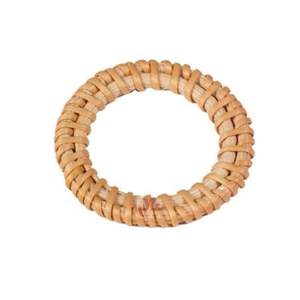 Rond de serviette fait main anneaux de serviette en osier anneaux de serviette en paille pour la décoration de table mariage de noël du Vietnam - Product Image 4