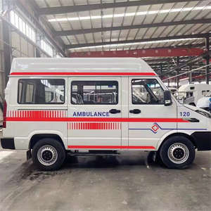 Used Directly Supplied Manufacturer Hospital <b>Emergency</b> Rescue <b>Vehicle</b> Short Axle High Roof Box Rescue Truck Two-Wheel Diesel - Product Image 3