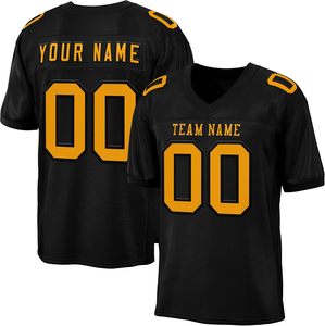 Personalizado transpirable fútbol americano Jerseys poliéster Malla tela OEM sublimación impresión secado rápido al por mayor uniforme - Product Image 5