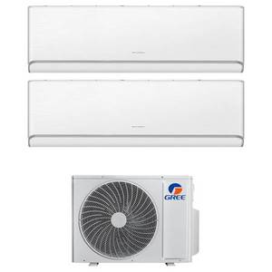 Aire Acondicionado Split Inverter Doble Gree Airy White 12000+12000, R32, Wifi, A++, Uso Doméstico, Modelo GWHD(21)NK6OO - Product Image 1