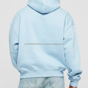 Sudaderas con Capucha para Hombre a la Moda al por Mayor, Diseño Personalizado, Color Sólido, 100% Algodón, Bordadas y Teñidas Lisas para Invierno - Product Image 4