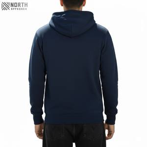 Sudadera con Capucha Reversible para Hombre, Invierno 2025, Transpirable, de Forro Polar, Manga Larga, Color Sólido, Informal, con Estampado Digital y Bolsillo - Product Image 4