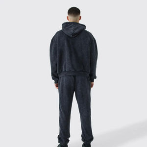 Nouveau survêtement de haute qualité lavé à l'acide avec 100% coton en gros disponible à des prix raisonnables survêtement pour hommes - Product Image 3