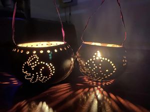 <b>Coconut</b> Shell Bowls for Creative <b>Candle</b> Filling & Pouring with Custom Logo-Modern Design Home Decor - Product Image 2