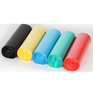 Black Fold Heavy Duty Trash Bag Plastic <b>Disposable</b> 55 60 100 160 Gallon <b>Garbage</b> Bag - Product Image 6