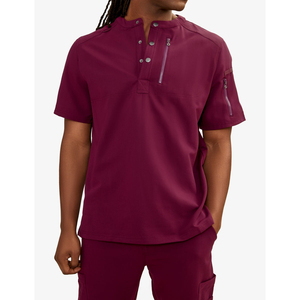 ชุดสครับโรงพยาบาลโพลีเอสเตอร์สแปนเด็กซ์สวมใส่สบายสำหรับผู้ชายผู้หญิงสามารถกำหนดโลโก้ได้เอง - Product Image 3