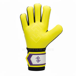 Gants de gardien de but professionnels de style nouveau, en latex antidérapant, fermeture à boucle auto-agrippante, protection des doigts, haute qualité, fabriqués en usine - Product Image 3