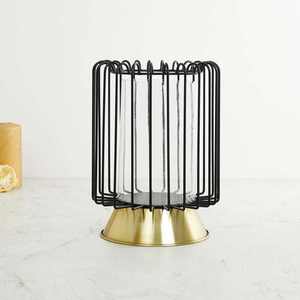 Lanterne en métal et verre artisanale personnalisée, best-seller, pour la décoration de la maison et des festivals, porte-bougies et pots, cadeaux - Product Image 3