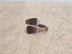 Anillos de Servilleta de Cobre Puro de Moda, Unisex, Alivio de la Artritis, Salud de las Articulaciones, Grabado Personalizado, Acabado Antiguo, Duradero, 10g, Talla Única - Product Image 5