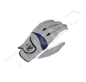 Guantes de golf blancos antideslizantes de cuero Cabretta al por mayor guantes de golf de material suave con logotipo personalizado guantes de golf de ajuste completo para mujeres y hombres - Product Image 3