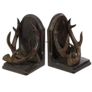 Unique Fancy Texture <b>Heavy</b> <b>Duty</b> Metal Made Antler Designer Bookends Supplies Home And Office Desks Decoration In Lowest Price - Product Image 1