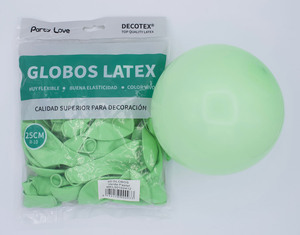 Globos de Látex Party Love de 25 cm en Colores Pastel para Decoración de Fiestas de Cumpleaños - Product Image 6