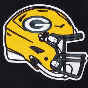 Green Bay Packers Mashup Rib Varsity Chaqueta de lana/cuero College Bomber Jacket para invierno para béisbol Letterman College Sports - Product Image 5