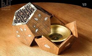 2026 Best Selling Arabic Pine <b>Wood</b> Bakhoor Incense <b>Burner</b> Luxury Eco-Friendly Organic Rose Scented Oud Aromatherapy Diffuser - Product Image 6