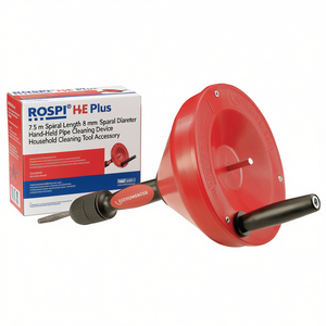 ROSPI H+E Plus 7,5 m Longueur de spirale 8 mm Diamètre de spirale Dispositif de nettoyage de tuyaux manuel Outil de nettoyage domestique Accessoire - Product Image 3