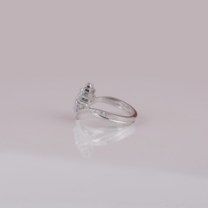 IGI Certified Round Cut Platinum Engagement Ring Classic Style Lab Grown Diamond Perfect <b>Birthday</b> Gift <b>for</b> <b>Her</b> - Product Image 2