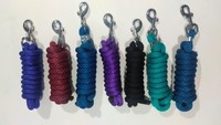 Corde de trelage pour chevaux en nylon chromé PP durable, 2,5 m, toutes couleurs, bicolore disponible, emballage léger BLUHORSE