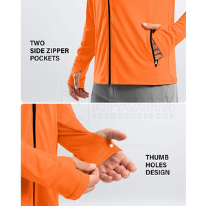 Sudaderas con capucha de refrigeración de tela Premium Material mezclado de algodón Sudaderas con capucha de refrigeración modernas y duraderas - Product Image 5