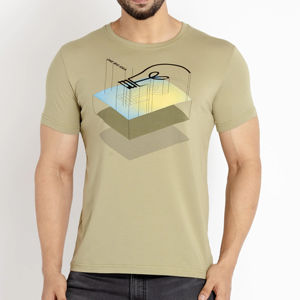 Venta al por mayor de ropa de gimnasio de algodón Spandex para hombre de manga corta ajustada Fitness camiseta personalizada impresa camiseta gimnasio Fitness camiseta - Product Image 1