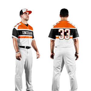 Fabricant de l'usine Uniforme d'équipe de baseball et de softball Nom et numéro d'équipe personnalisés Maillots de baseball Uniforme de baseball personnalisé - Product Image 3